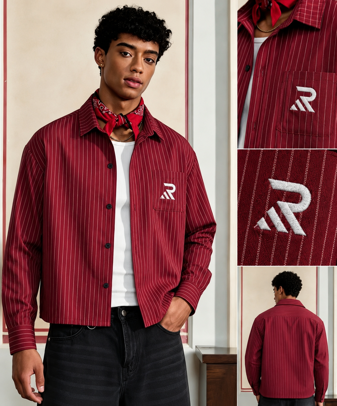 RIVRLANE Pinstripe Shirt